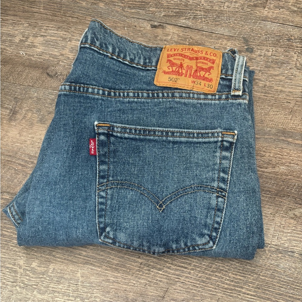 Levi's 502 Men's Denim Straight Jeans